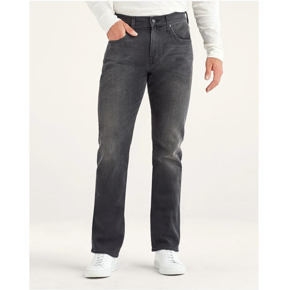 7 FOR ALL MANKIND The Straight Tapered Leg Stretch Jeans in Bandini Size 28